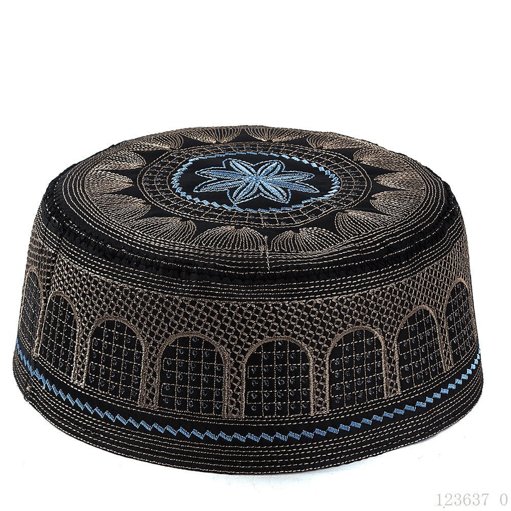 Embroidered Kufi Prayer Cap(MR088)
