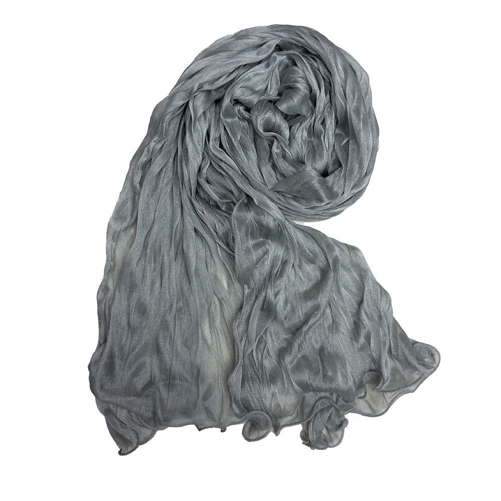 Crinkle Organza Hijab Scarf(MH222)