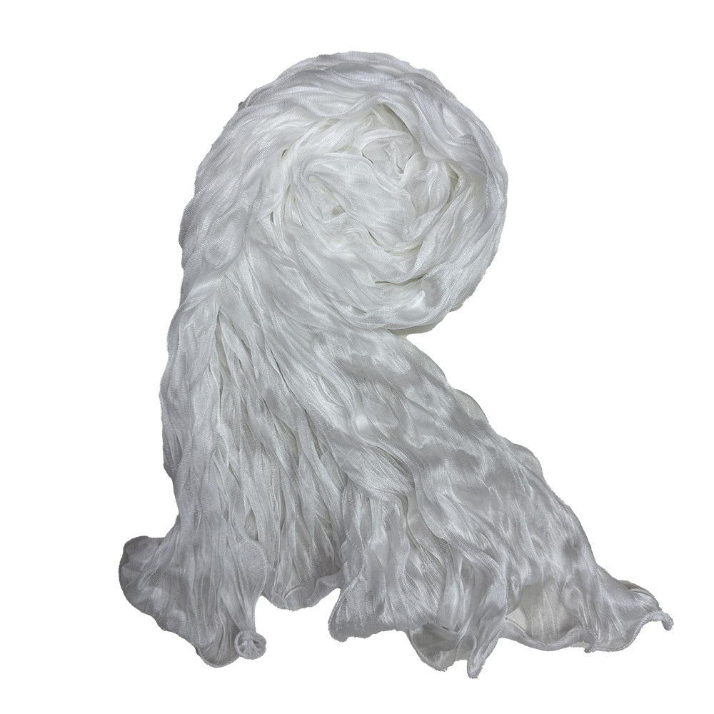 Crinkle Organza Hijab Scarf(MH222)