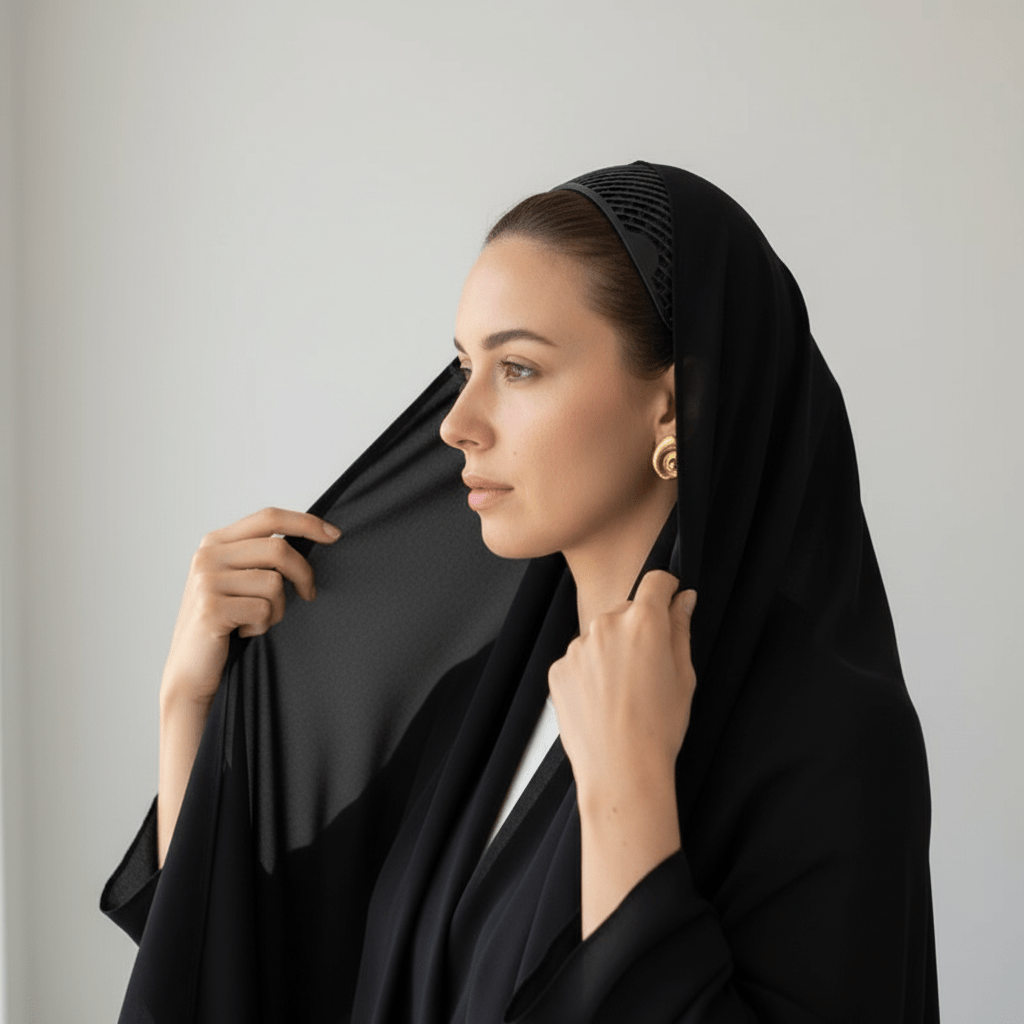 3D-Printed Non-Slip Hijab Grip Headband (Breathable & Lightweight) (MAC303)