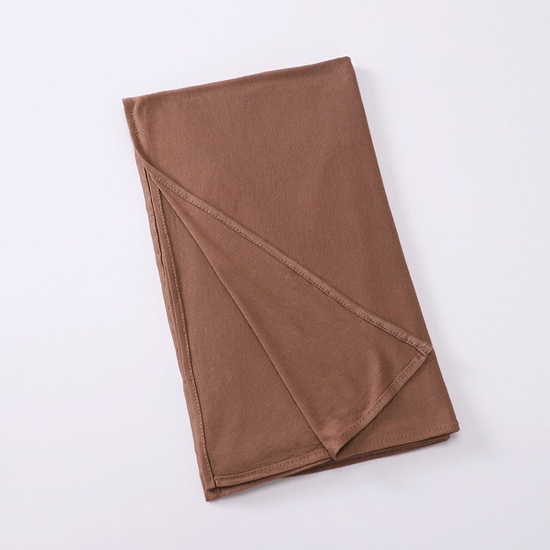 Premium Boho Style Large Mercerized Cotton Hijab (MH114）