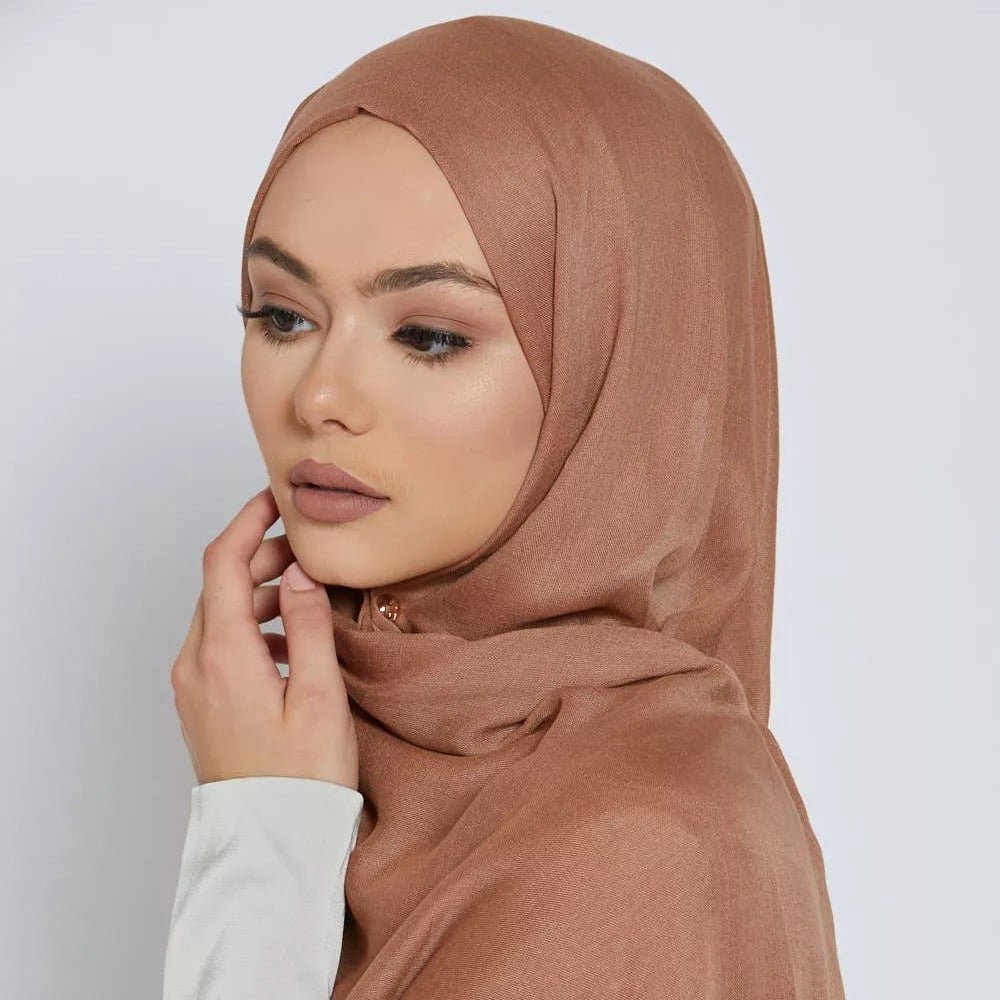 Modern Soft Breathable Hijab | Solid Color Versatile Hijab (MH188)