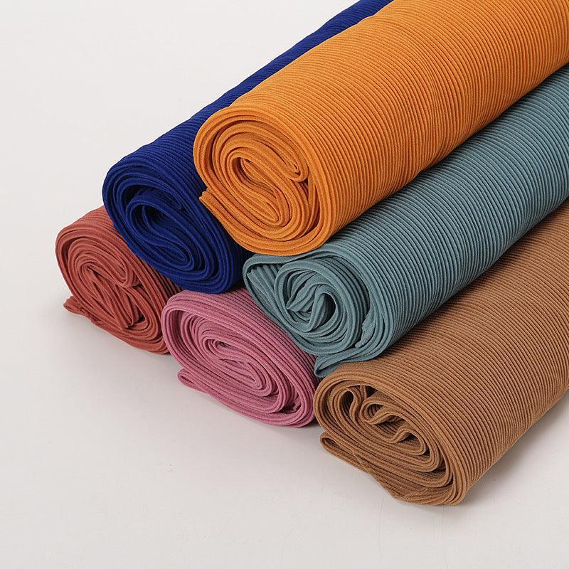 Solid Color Crinkle Chiffon Hijab - Lightweight Scarf for Women (MH040)